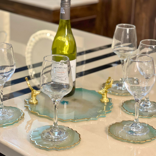 Fern Whisper Tray & Coasters Set