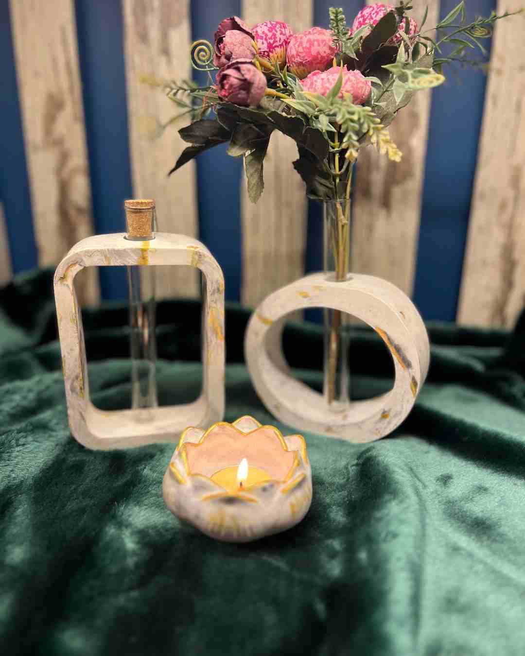 Rectangle Test Tube Planter