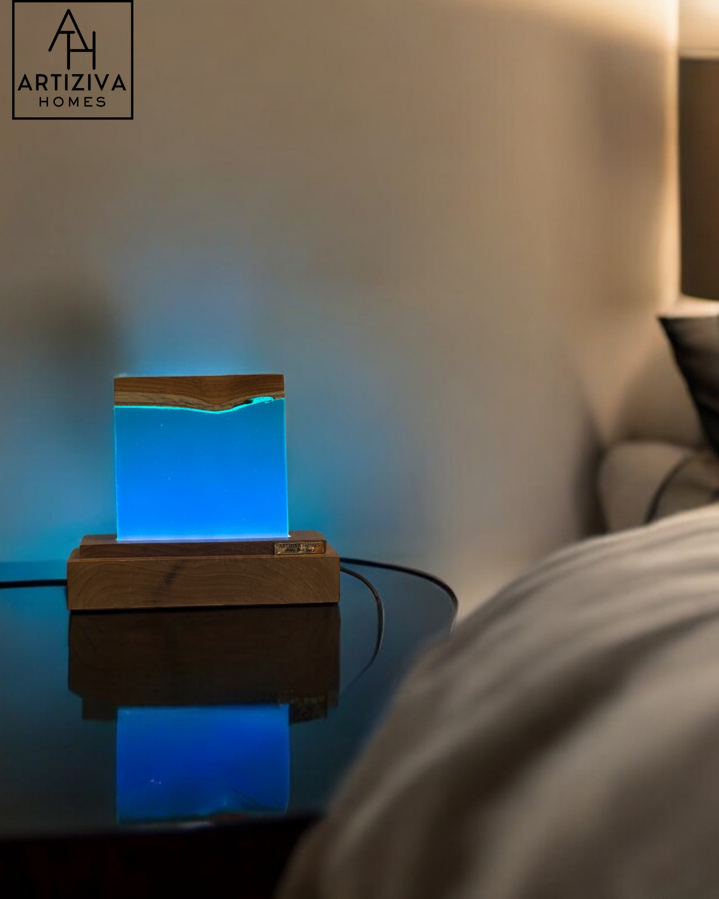 Resin Ocean Breeze Lamp
