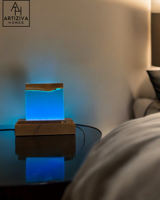 Resin Ocean Breeze Lamp